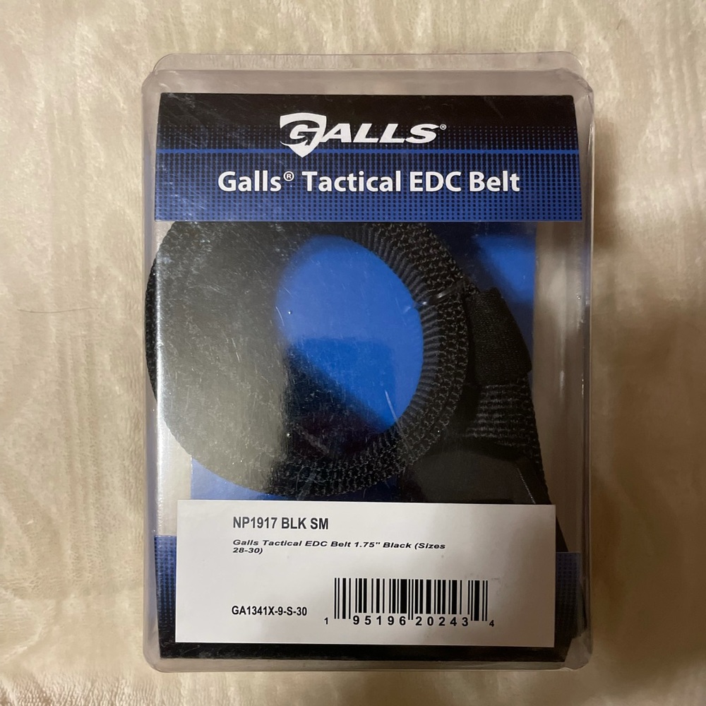 Galls Tactical EDC Belt NP1917 BLK SM